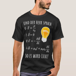 Camiseta Motor de ingeniería eléctrica de ecuaciones de Méx