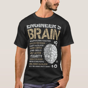 Camiseta Motor de ingeniero de ingeniería de procesos diver