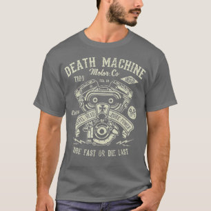 Camiseta Motor de la máquina de la muerte de motocicletas