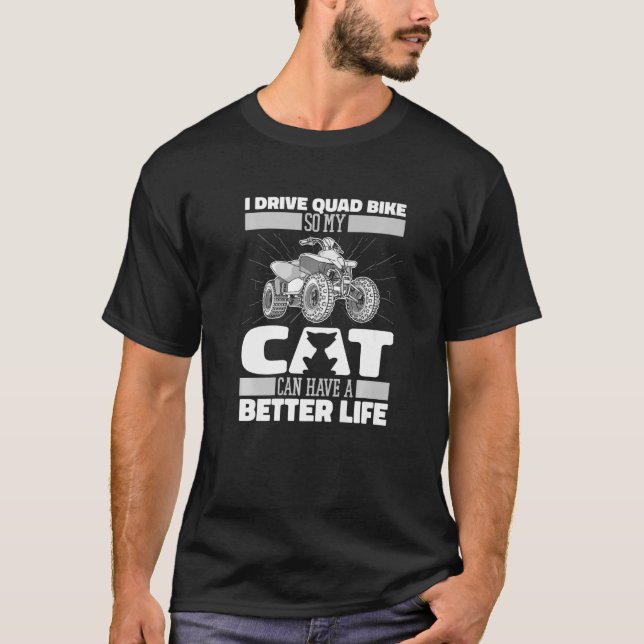 Camiseta Motor de motociclismo de cuatro ruedas en biciclet (Anverso)