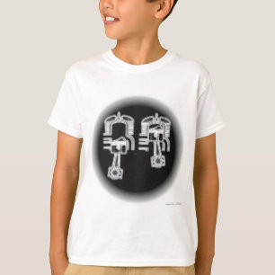 Camiseta Motor de movimiento de dos