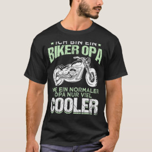Camiseta Motor De Saying Opa De Motocicleta Ich Bin Ein