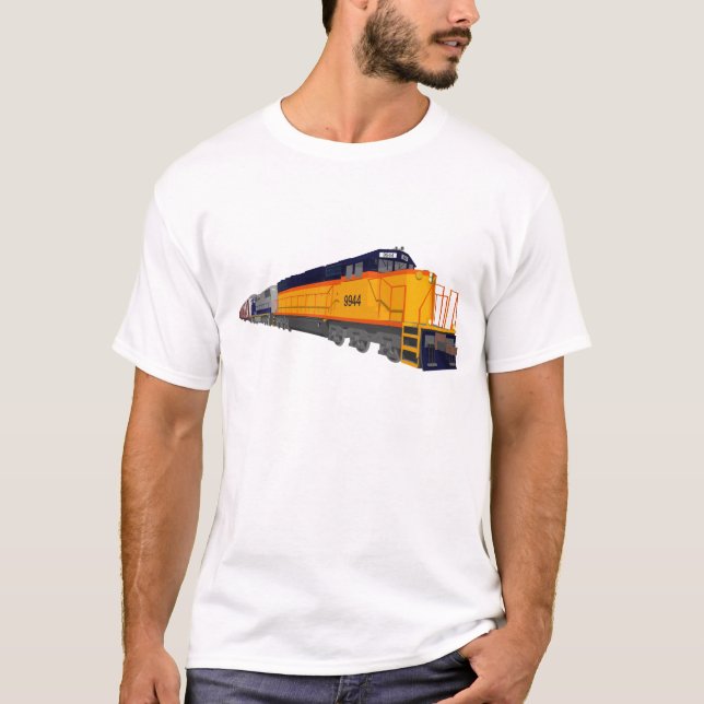 Camiseta Motor de tren: Combinación de colores clásica: (Anverso)