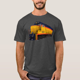Camiseta Motor de tren ferroviario 18