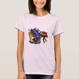 CAMISETA MOTOR DE TURBO DE JDMSIX-CYLINDER