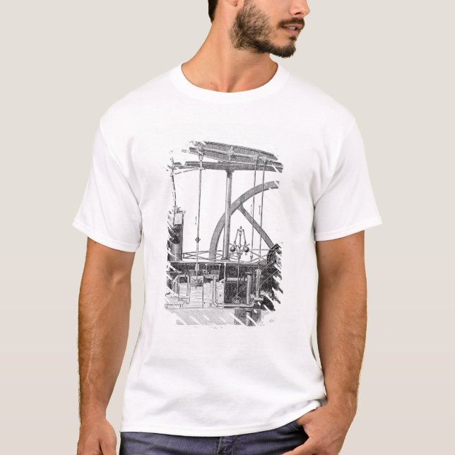 Camiseta Motor de vapor (Anverso)