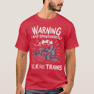Camiseta Motor de vapor de ferrocarril
