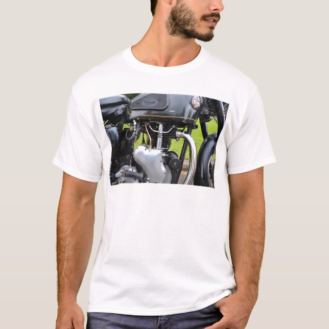 Camiseta Motor de Velocette (Anverso)