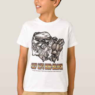 Camiseta Motor grande del Corvette del bloque 427 L71
