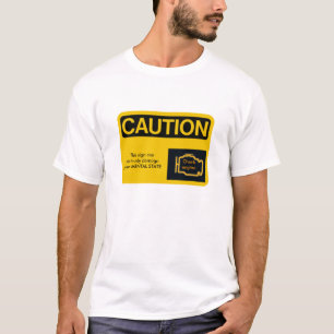Camiseta Motor-Luz de la PRECAUCIÓN, motor del control,
