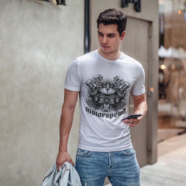 Camiseta Motor Monster Metalizado (Subido por el creador)