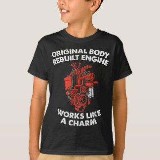 Camiseta Motor Reconstruido Del Cuerpo Original, Cirugía A 