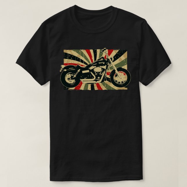 Camiseta Motor retro vintage (Diseño del anverso)