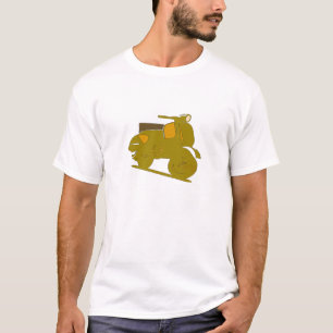Camiseta Motor Scooter Brown