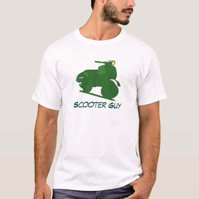 Camiseta Motor Scooter Green (Anverso)