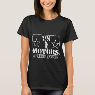Camiseta motor V8, automóvil estadounidense, amante de la m