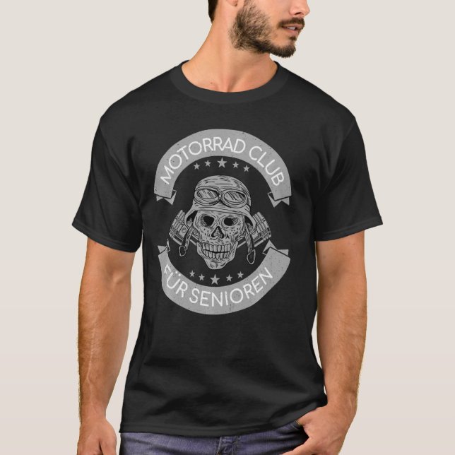 Camiseta Motorcycle Biker Club Seniors & (Anverso)
