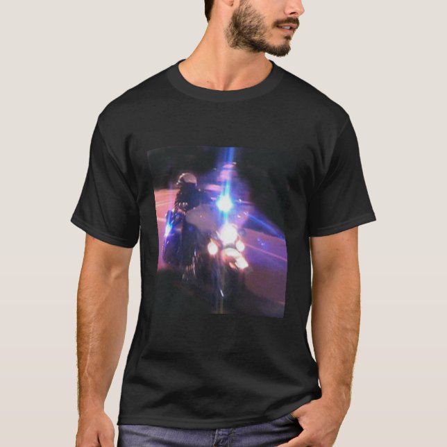 Camiseta Motorcycle Cop Dark Tee (Anverso)