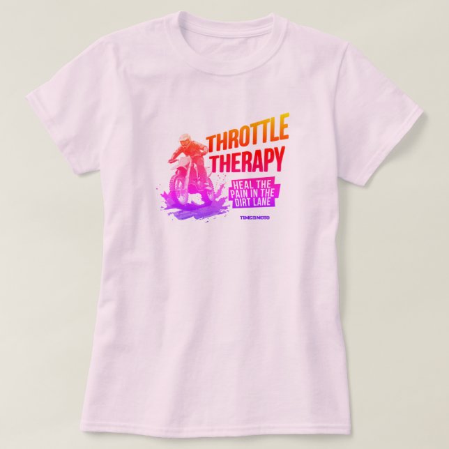 Camiseta Motorcycle Dirt Bike | Therapy | Women's T-Shirt (Diseño del anverso)