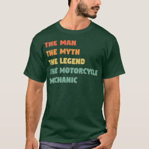 Camiseta Motorcycle Mechanny Gift para él Motocicleta