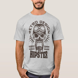 Camiseta Motorcycle retro design biker and hipster