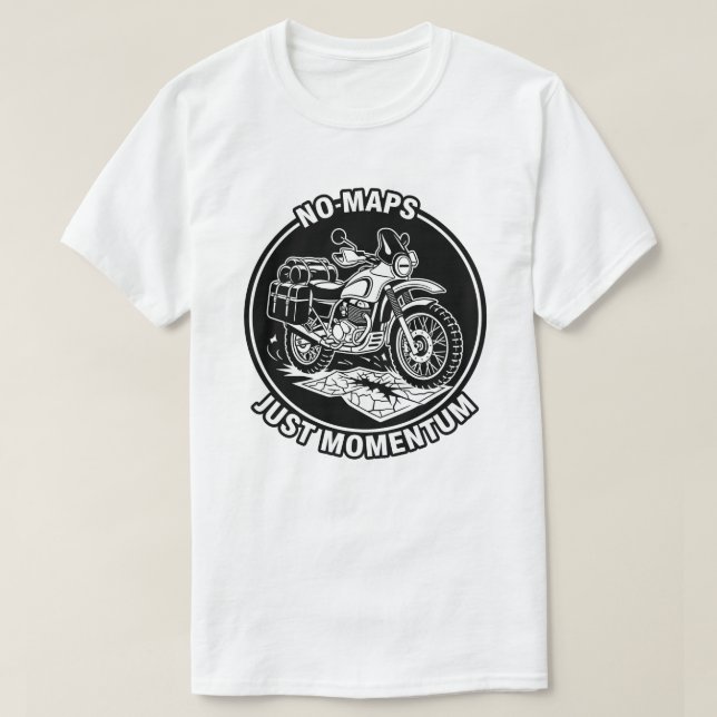 Camiseta Motorcycle Touring Freedom Mindset (Diseño del anverso)