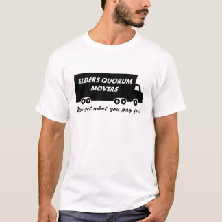 Camiseta Motores del quórum de las ancianos: Usted consigue