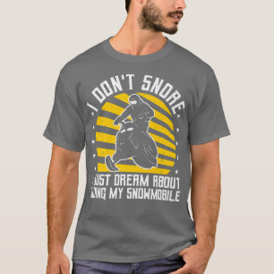 Camiseta Motores Snowmobile Sled, Trail Riding & Skimobile,