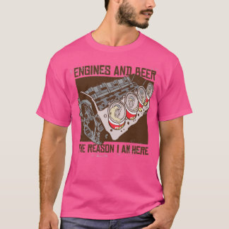 Camiseta Motores y cerveza