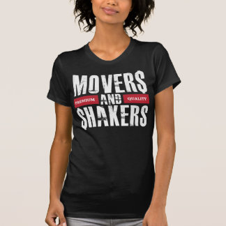Camiseta Motores y coctelera - rojo y blanco
