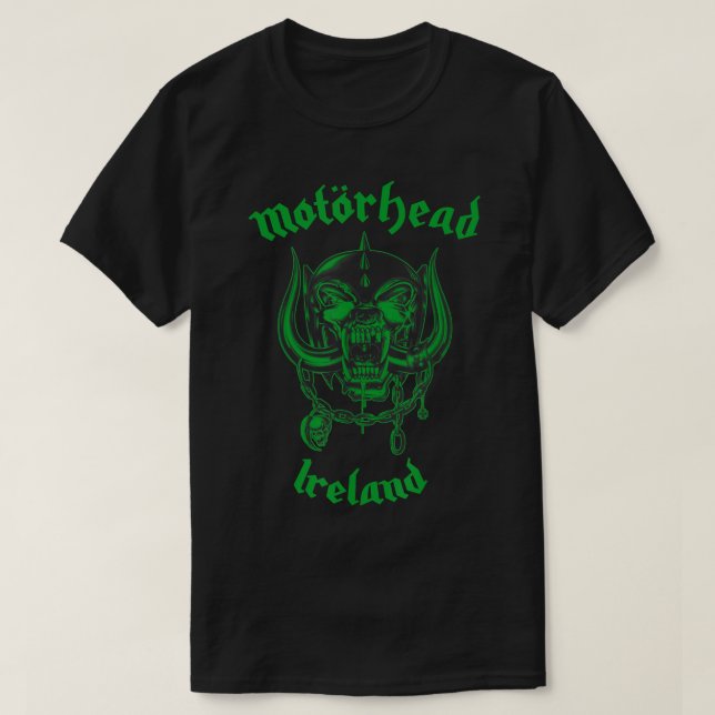 Camiseta Motörhead - Green Warpig Ireland St. Patrick's Day (Diseño del anverso)