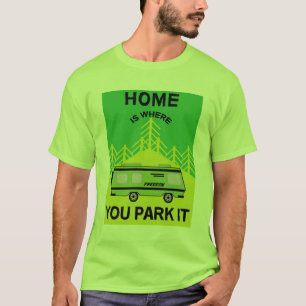 Camiseta Motorhome Camping Autopistas de acampada RV Mu