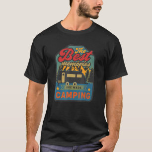 Camiseta Motorhome Mountain Forest Camping Outdoor