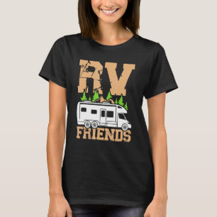 Camiseta Motorhome Rv Camping Camper Rv Amigos 2