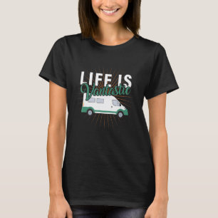 Camiseta Motorhome Rv Camping Life Es Vantescamente Camper