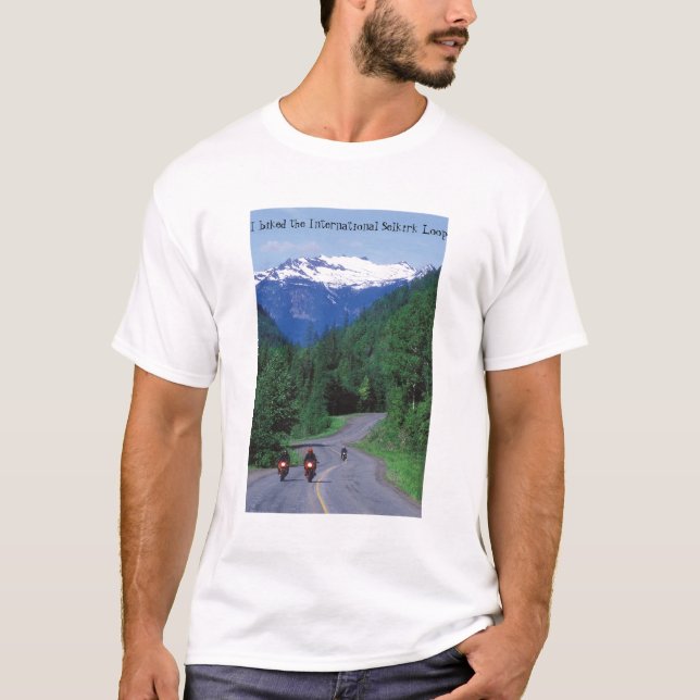 Camiseta Motorismo el lazo escénico de Selkirk (Anverso)