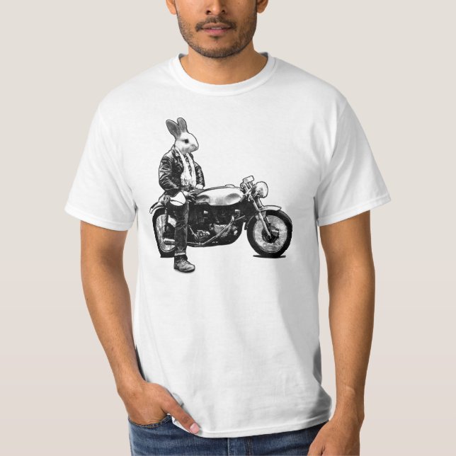 Camiseta Motorista del conejito (Anverso)