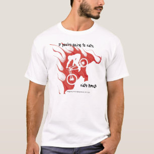 Camiseta Motorista "paseo de la montaña difícilmente!"