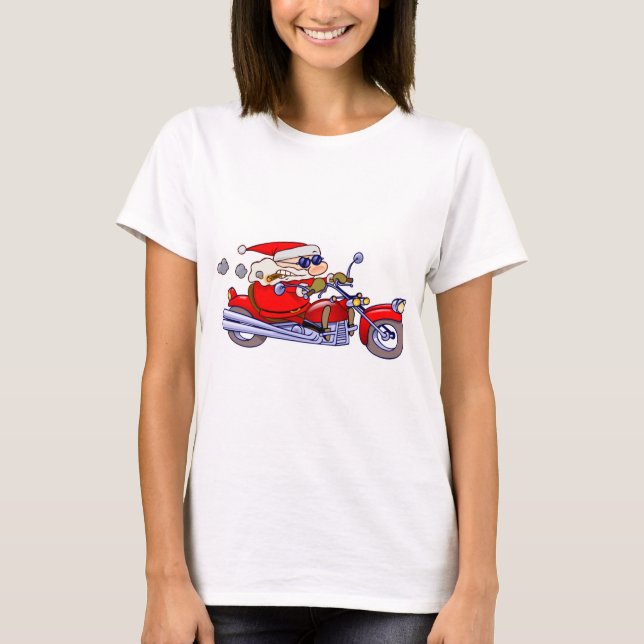 Camiseta Motorista Santa (Anverso)
