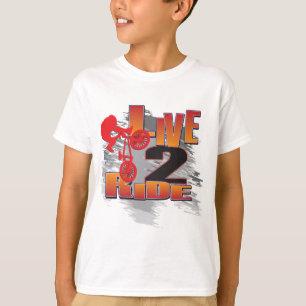 Camiseta Motorista vivo del paseo 2 BMX