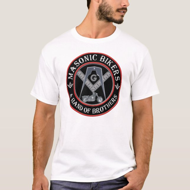 Camiseta Motoristas masónicos (Anverso)