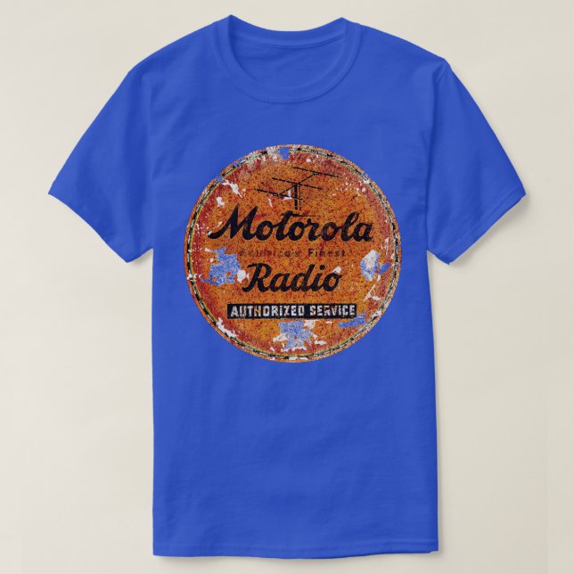 Camiseta Motorola Vintage Radio (Diseño del anverso)