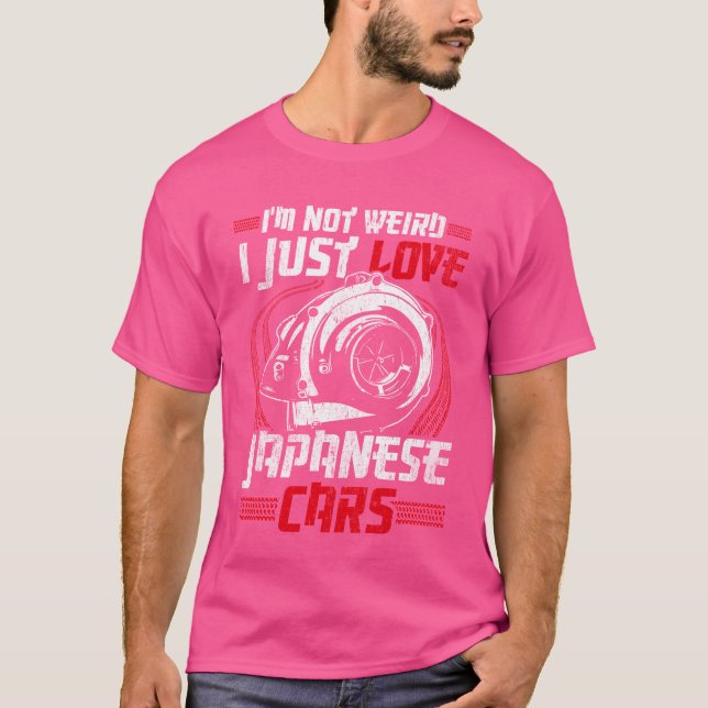 Camiseta Motorsport Caruning Japanese Domestic Market vinta (Anverso)