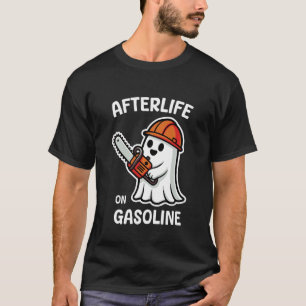 Camiseta Motosierra Fantasma Más Allá de la Gasolina Hallow