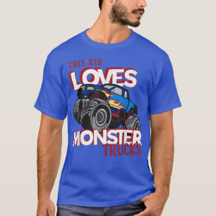 Camiseta Motosport I Camionero Niño I Este Niño Ama Monstru
