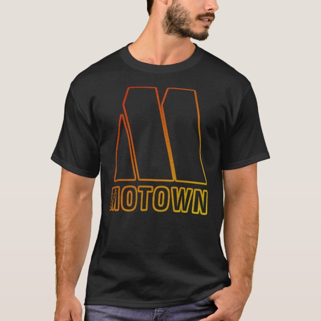Camiseta Motown Records - Logo Esbozado   (Anverso)