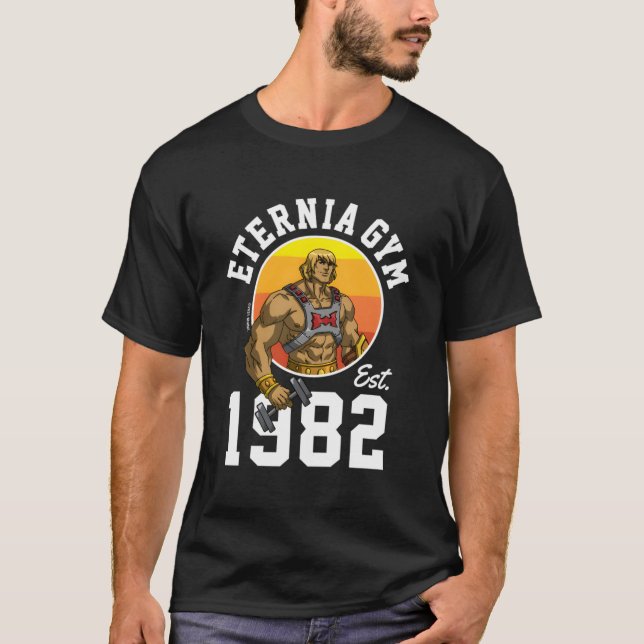 Camiseta Motu - He-Man Eternia Gym Est 1982 (Anverso)