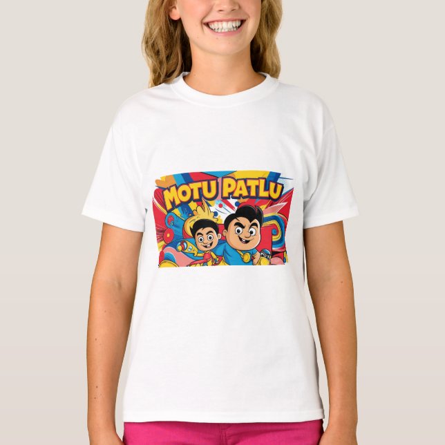 Camiseta Motu Patlu (Anverso)