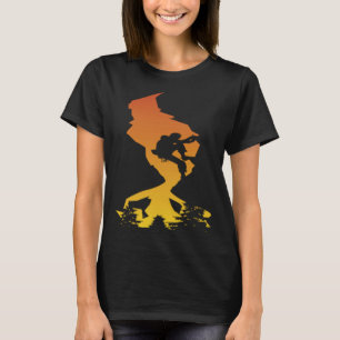 Camiseta Mou de escalada gráfica retro con pepino rocoso