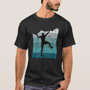 Camiseta Mou de escalada gráfica retro con pepino rocoso